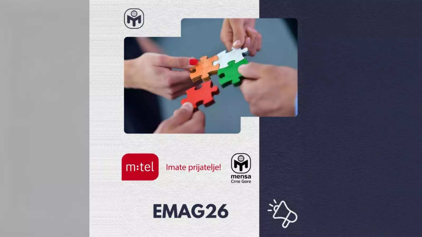 Kompanija MTEL i Mensa Crne Gore partneri u organizaciji EMAG 2026