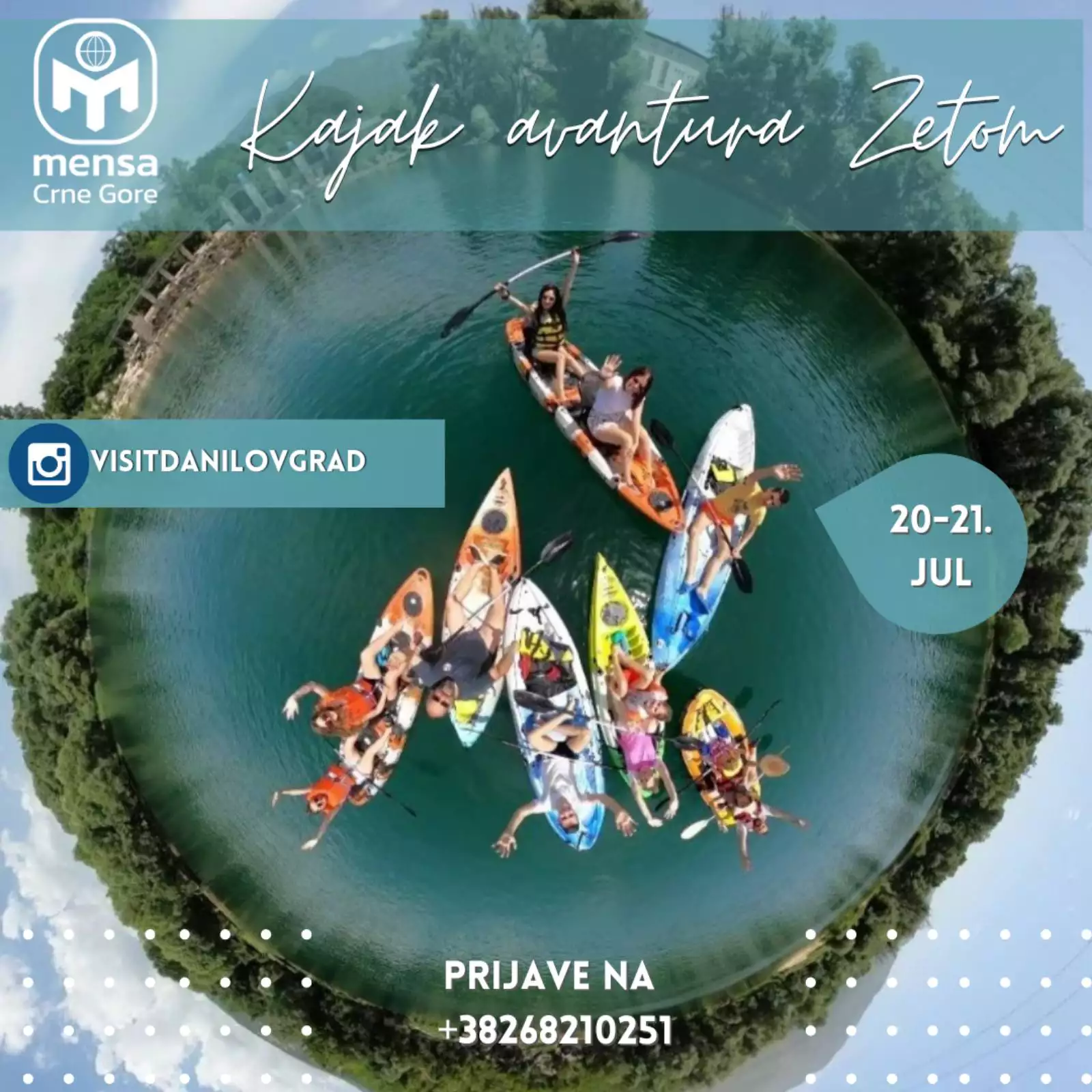 Kajak avantura Zetom