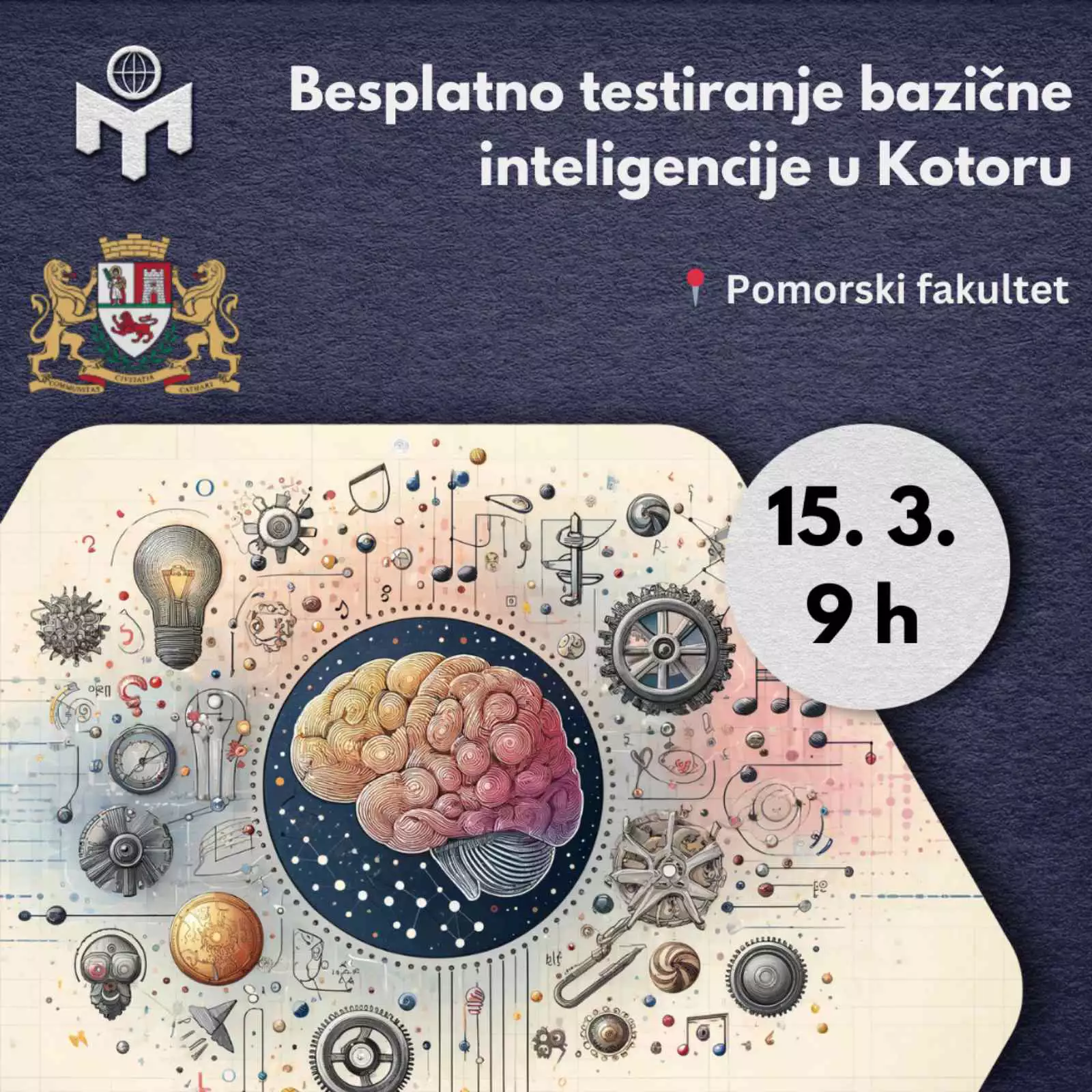 Testiranje bazične inteligencije u Kotoru 15. 3. 2025. godine