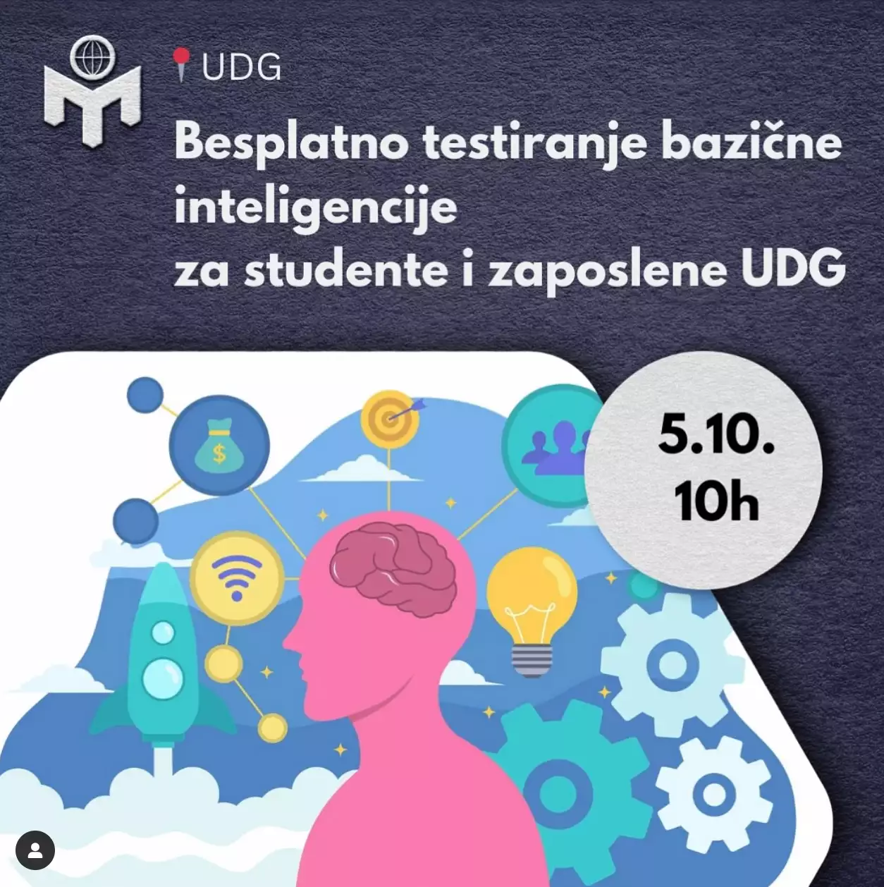 Besplatno testiranje za studente i zaposlene na Univerzitetu Donja Gorica 5. oktobra