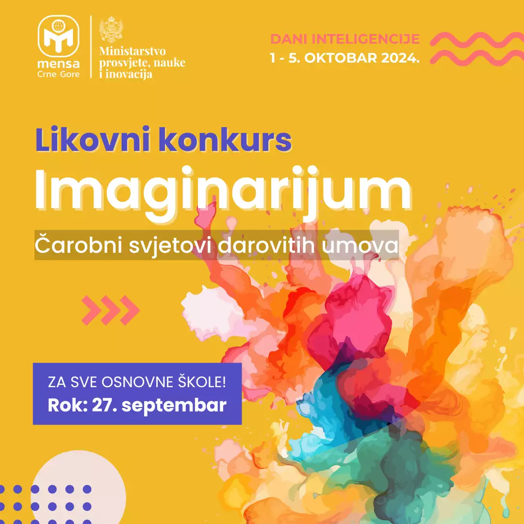 Likovni konkurs - "Imaginarijum: Čarobni svjetovi darovitih umova"