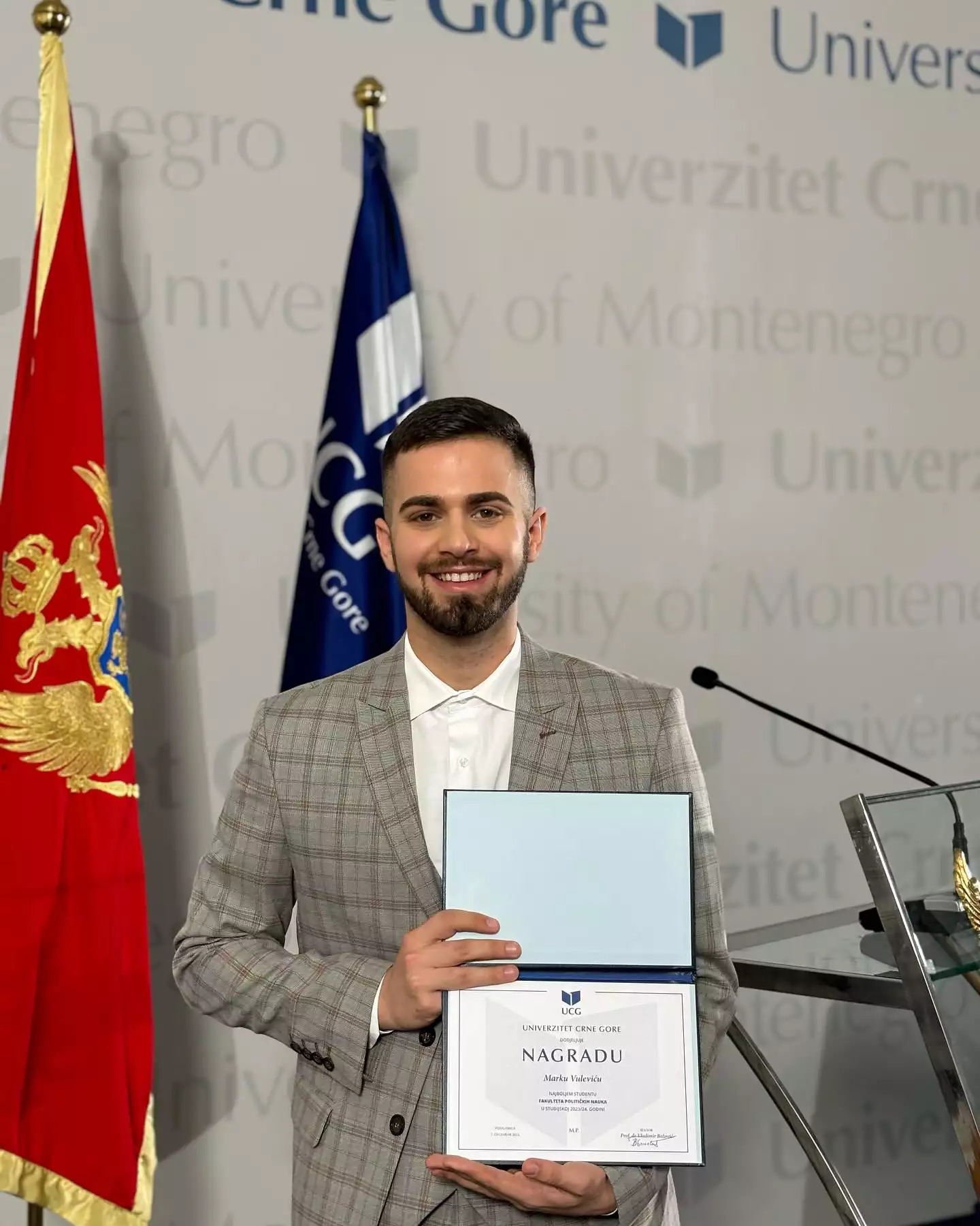 Member profile: Marko Vulević, najbolji student Fakulteta političkih nauka