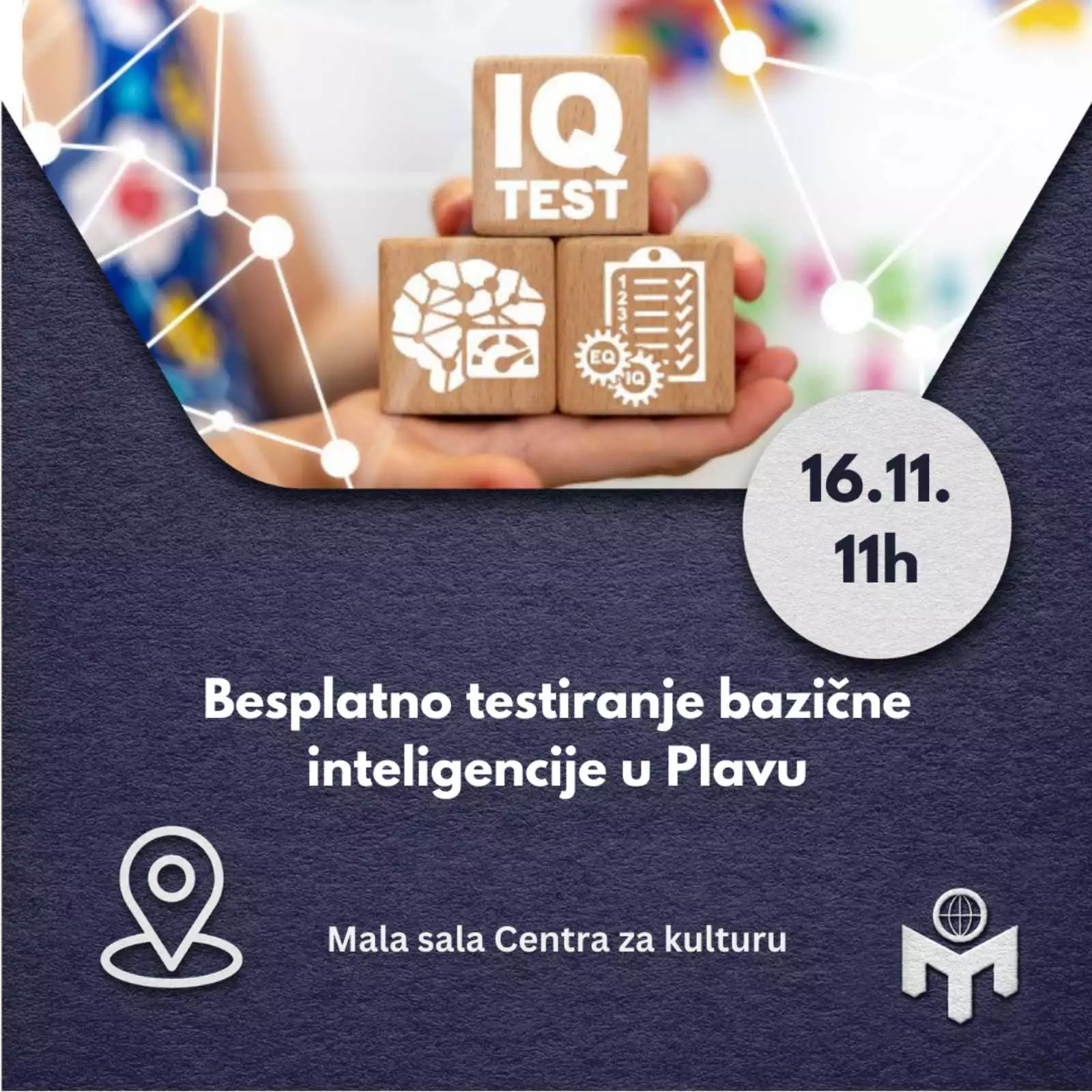 Besplatno testiranje bazične inteligencije u Plavu, 16. 11. 2024. godine