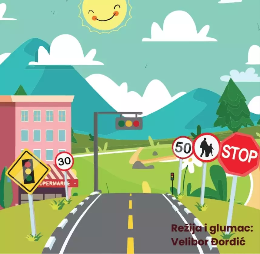Poklon predstava za najmlađe: "Saobraćajne zavrzlame" u izvedbi Velibora Đorđića