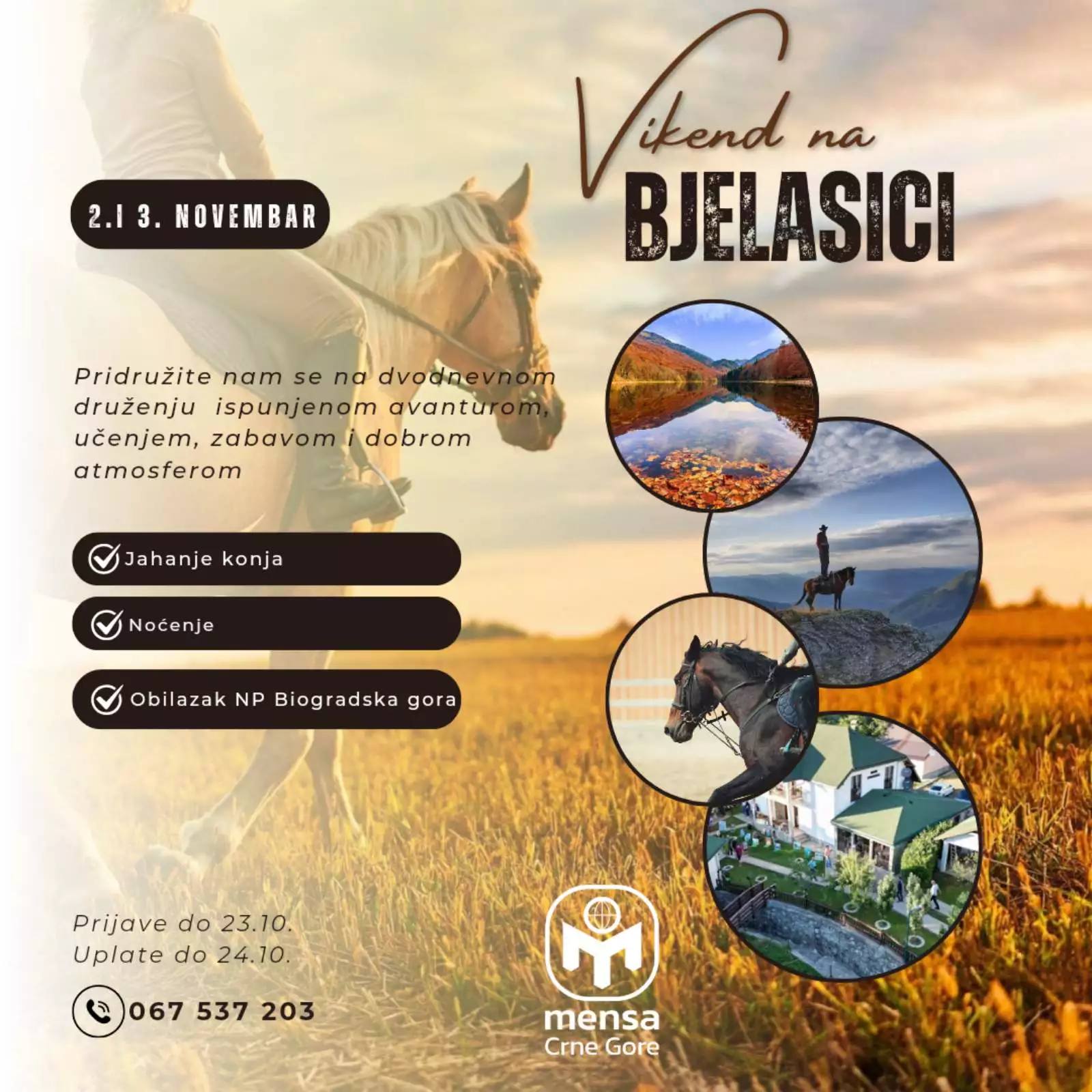 Prijave su otvorene: Vikend na Bjelasici, Kolašin