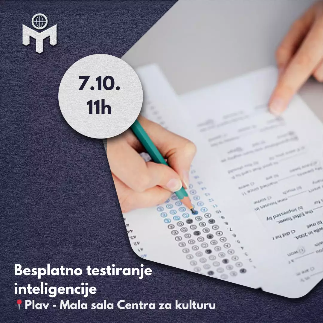 Testiranje inteligencije u Plavu 7.10.2023.