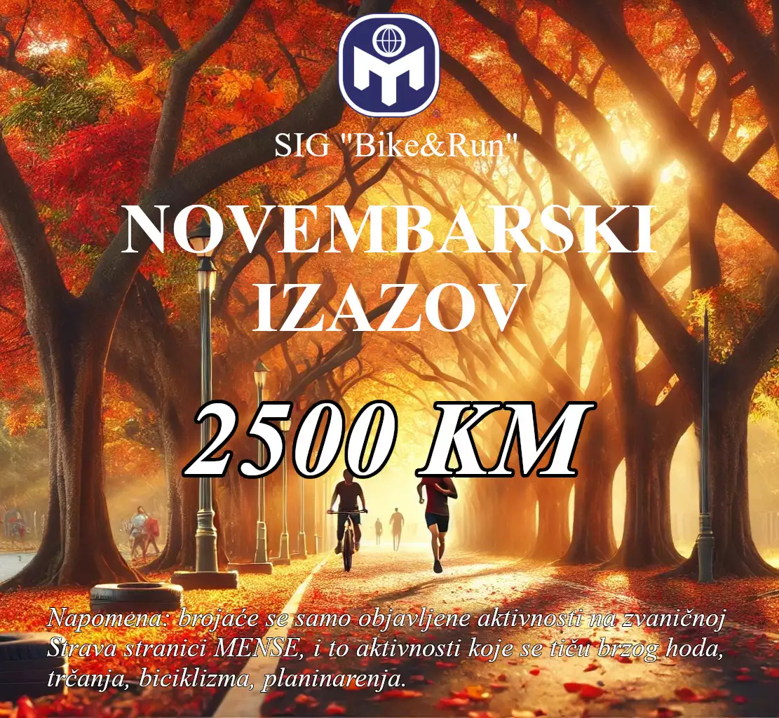 Novembarski izazov SIG-a 'Bike&Run': 2500 km za podršku u borbi protiv raka pluća