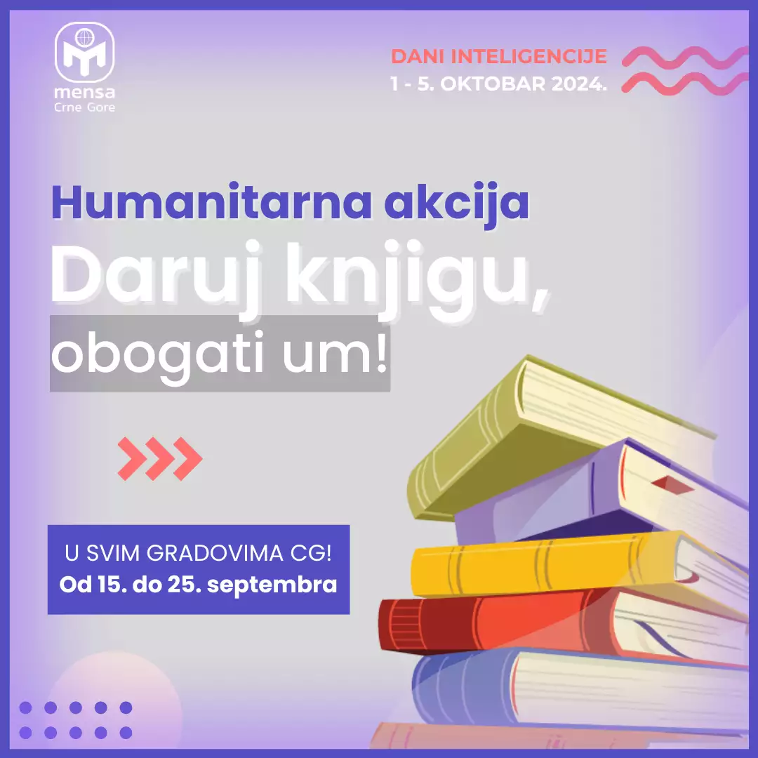 Humanitarna akcija: Daruj knjigu, obogati um!