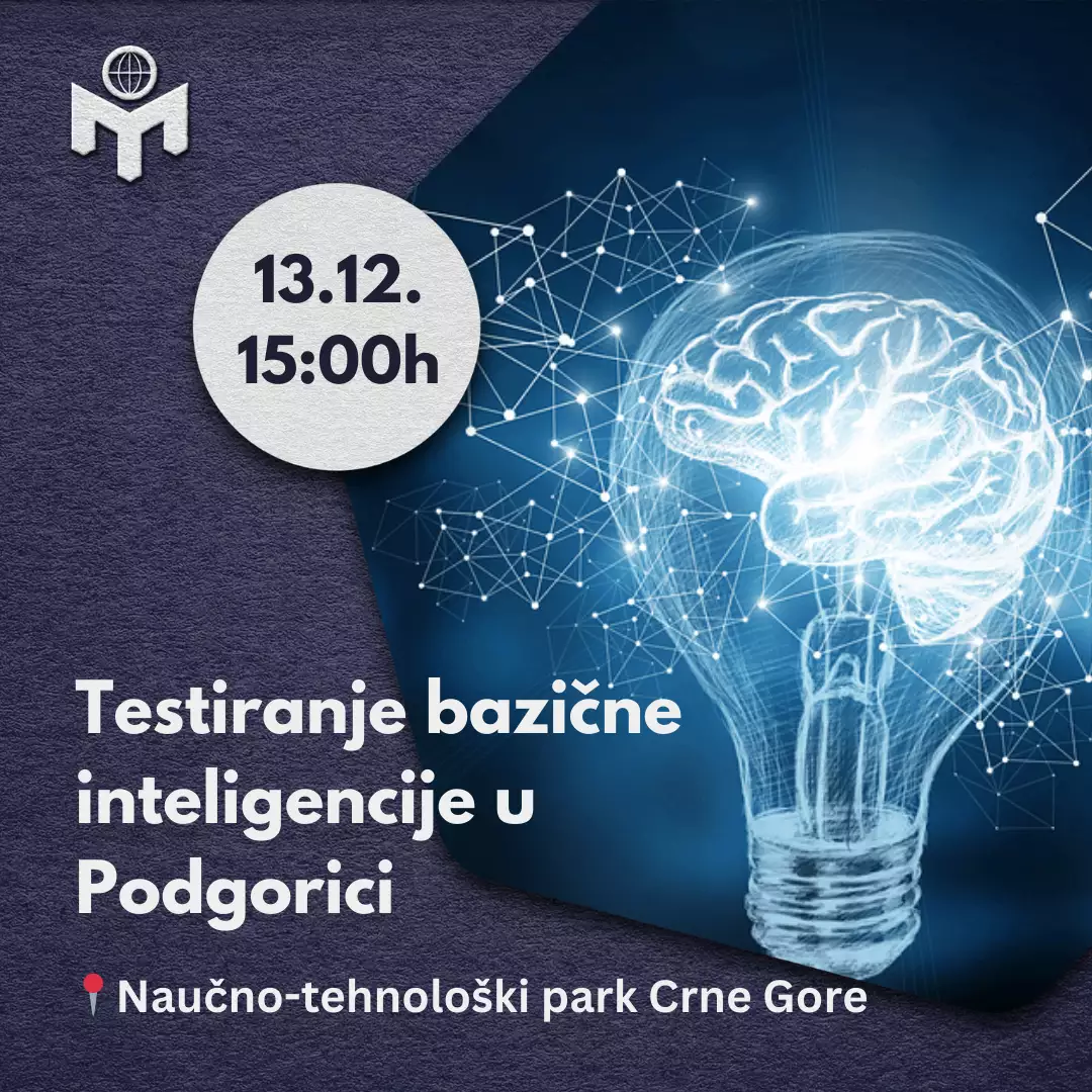Testiranje bazične inteligencije u Podgorici, 13. 12. 2024.