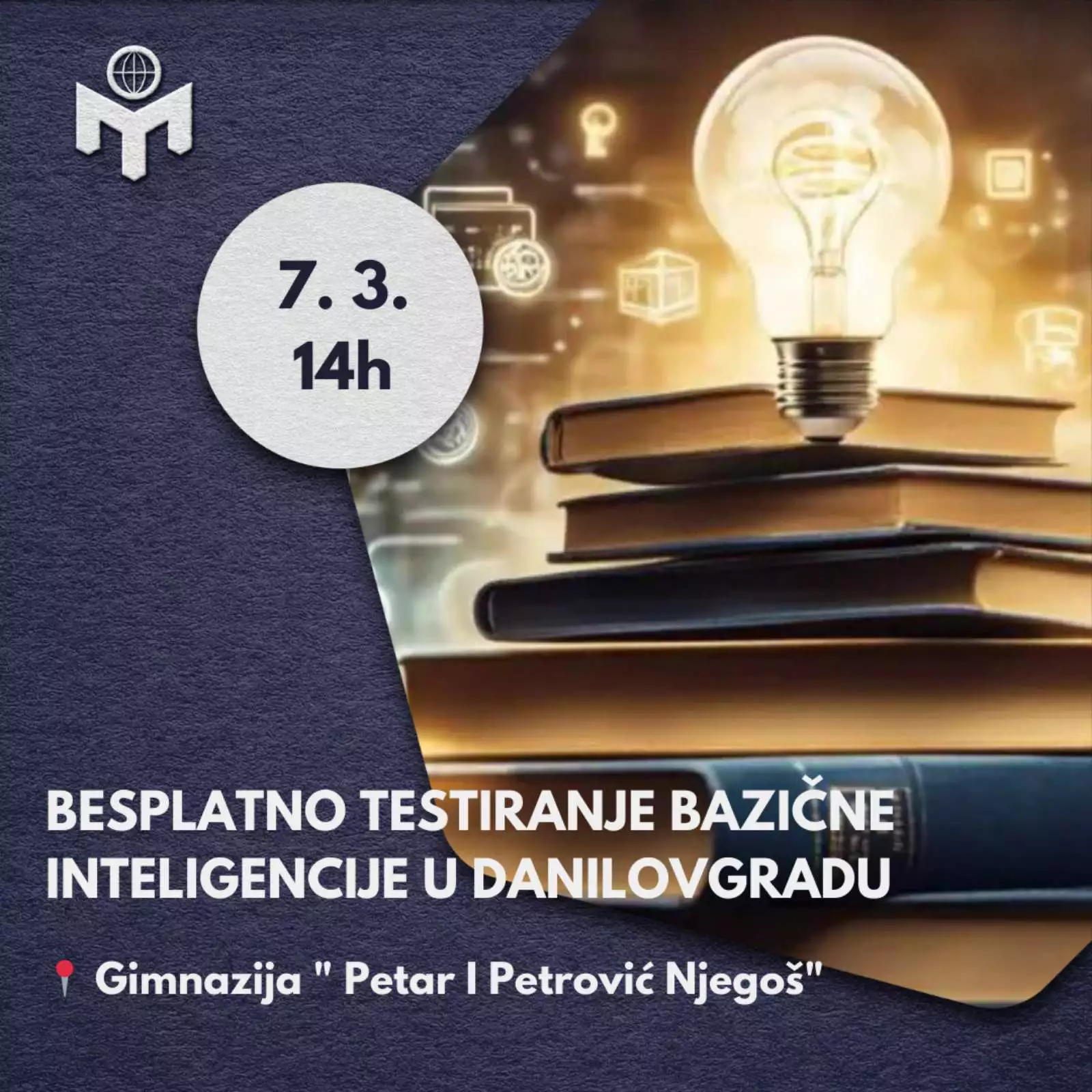 Testiranje bazične inteligencije u opštini Danilovgrad 7. 3. 2025. godine u 14.00