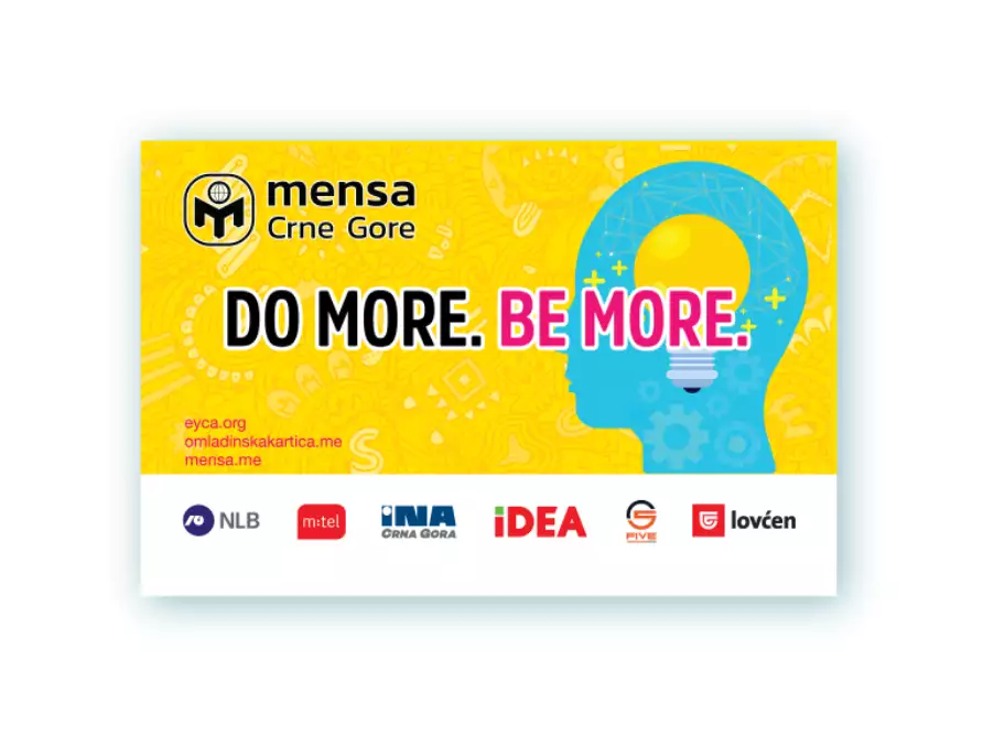 Mensa EYCA kartica za mlade do 29 godina - Kakva kartica? Genijalna kartica!