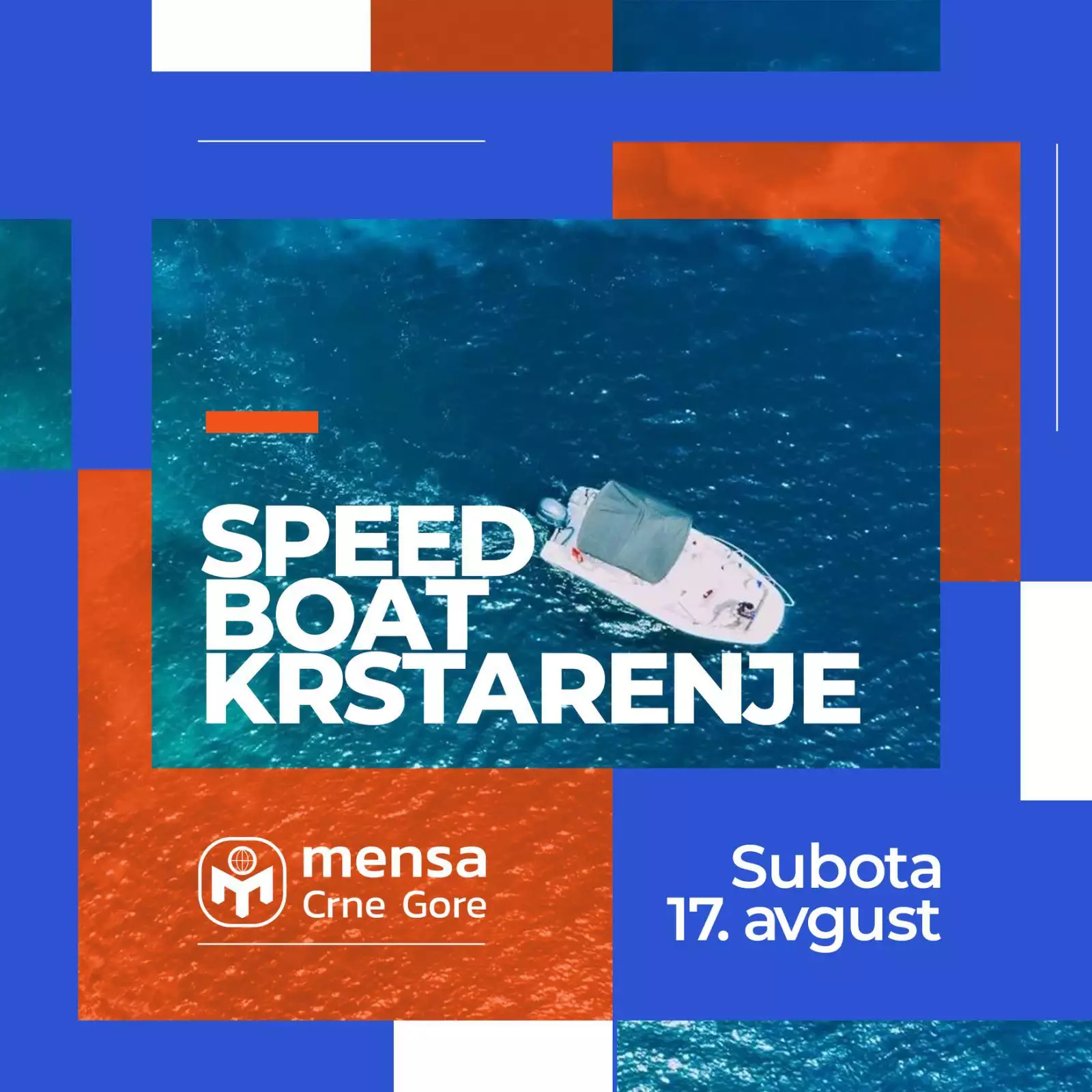 Poziv na speed boat krstarenje Bokom 17. avgusta